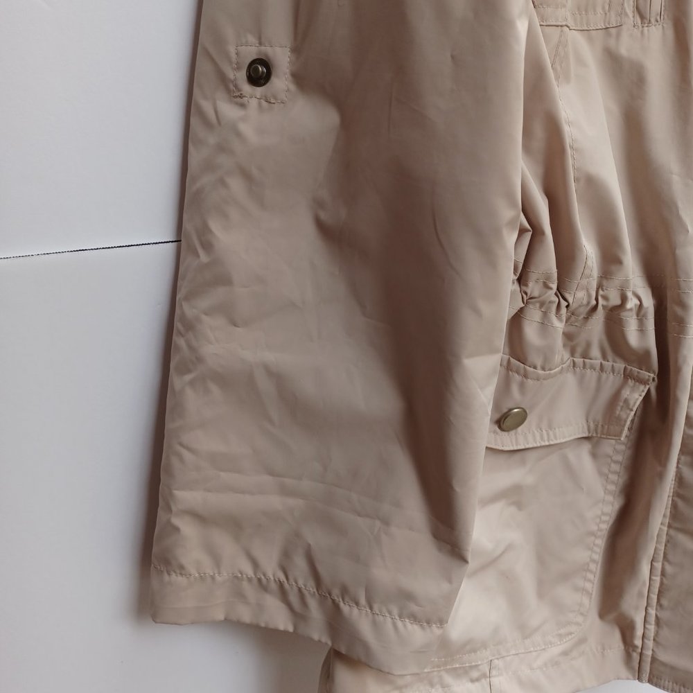 SOLD! Style & Co Lightweight Anorak Windbreaker Jacket, Tan, PXL - Picture 9 of 12